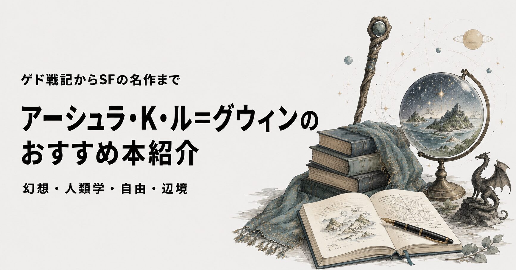 アーシュラ・K・ル＝グウィンのおすすめ本10選【ゲド戦記からSFの名作 