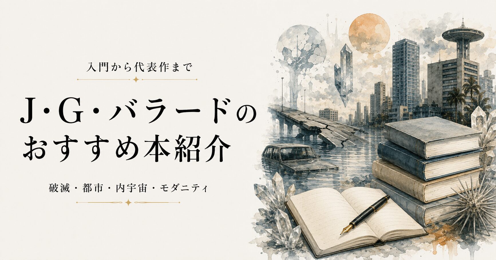 J・G・バラードのおすすめ本15選【入門から破滅三部作まで】 | 深夜2時 