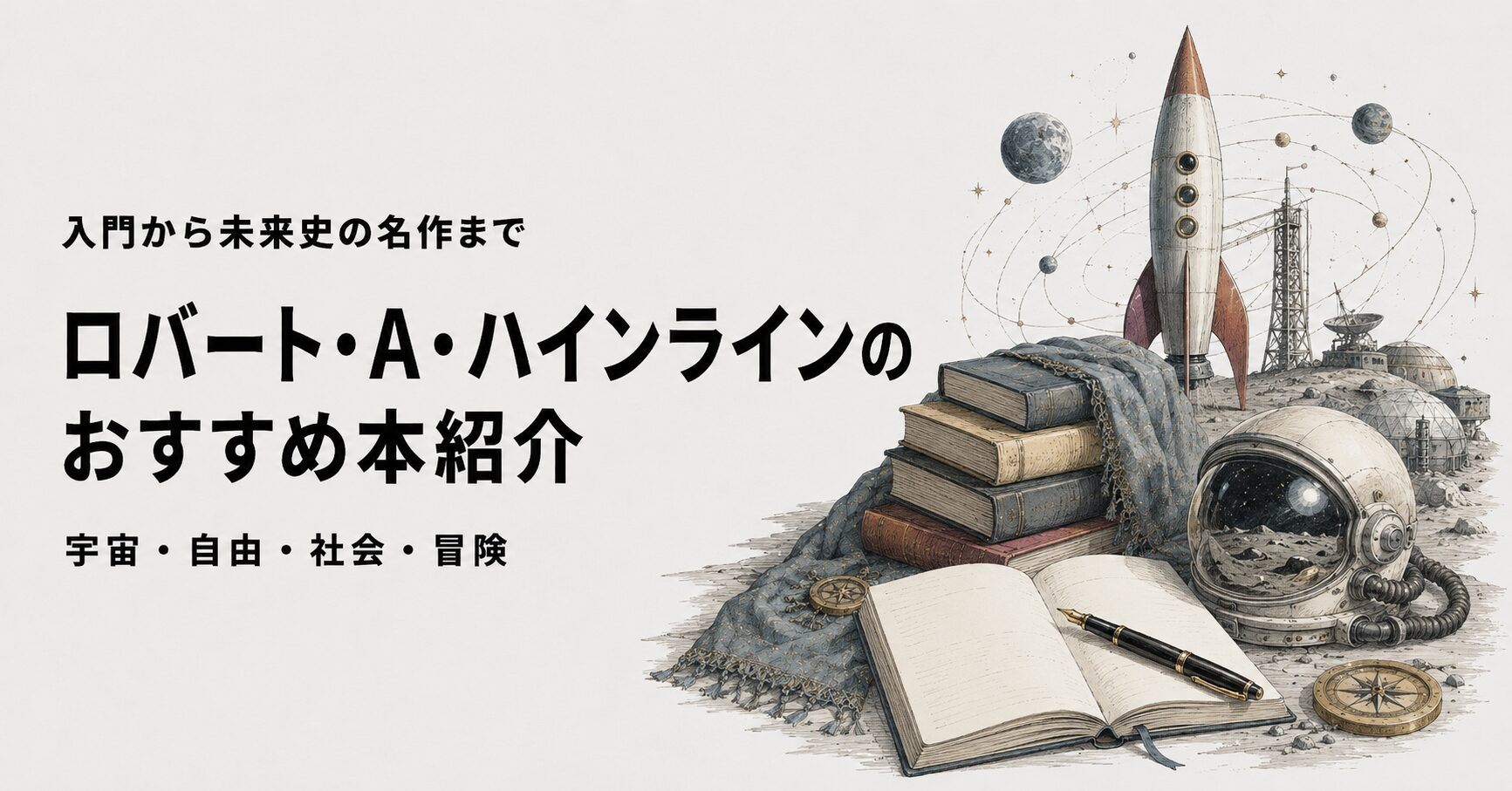 ロバート・A・ハインラインのおすすめ本9選【SF界の長老の入門書から