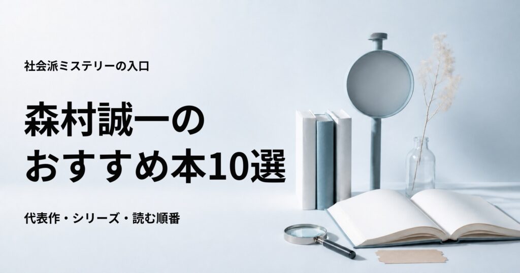 森村誠一のおすすめ本10選【代表作と初心者向けの読む順番】