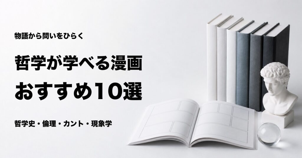 哲学が学べる漫画おすすめ10選と初心者向けの選び方
