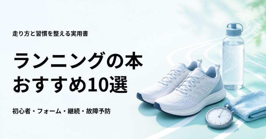 ランニングの本おすすめ10選【初心者向けの走り方・習慣・フォーム】