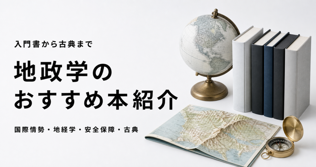 地政学のおすすめ本12冊を紹介する記事のアイキャッチ
