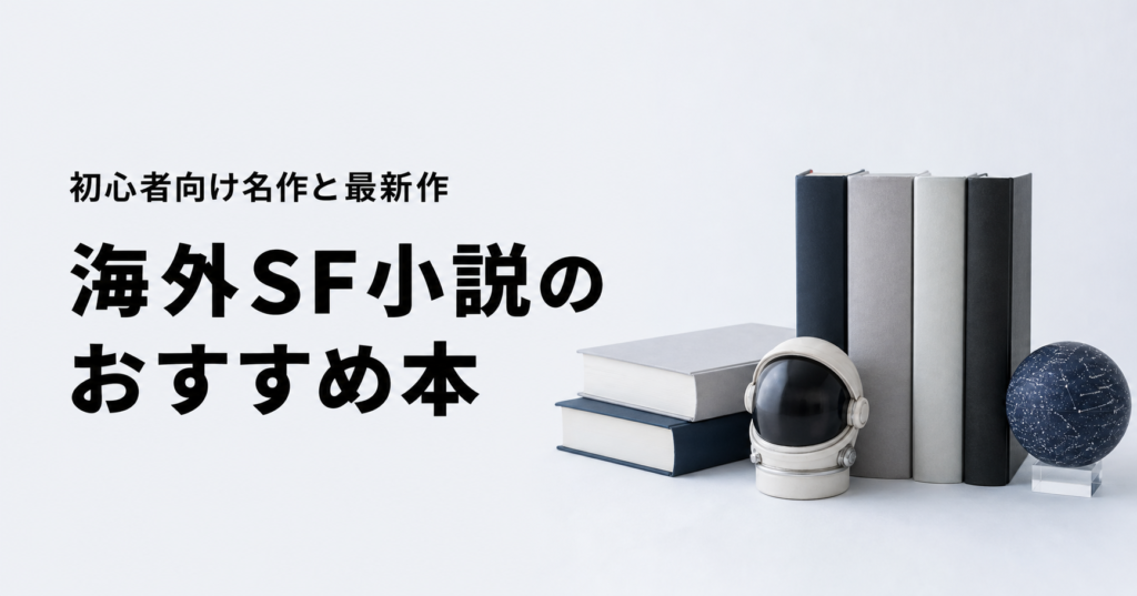 海外SF小説のおすすめ本ランキング29選を紹介する記事のアイキャッチ