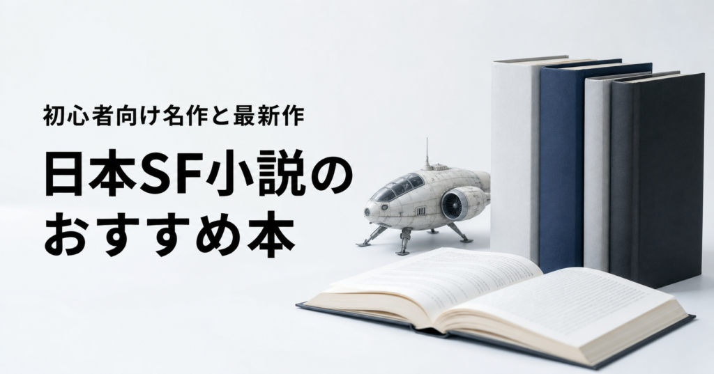 日本SF小説のおすすめ本ランキング33選を紹介する記事のアイキャッチ