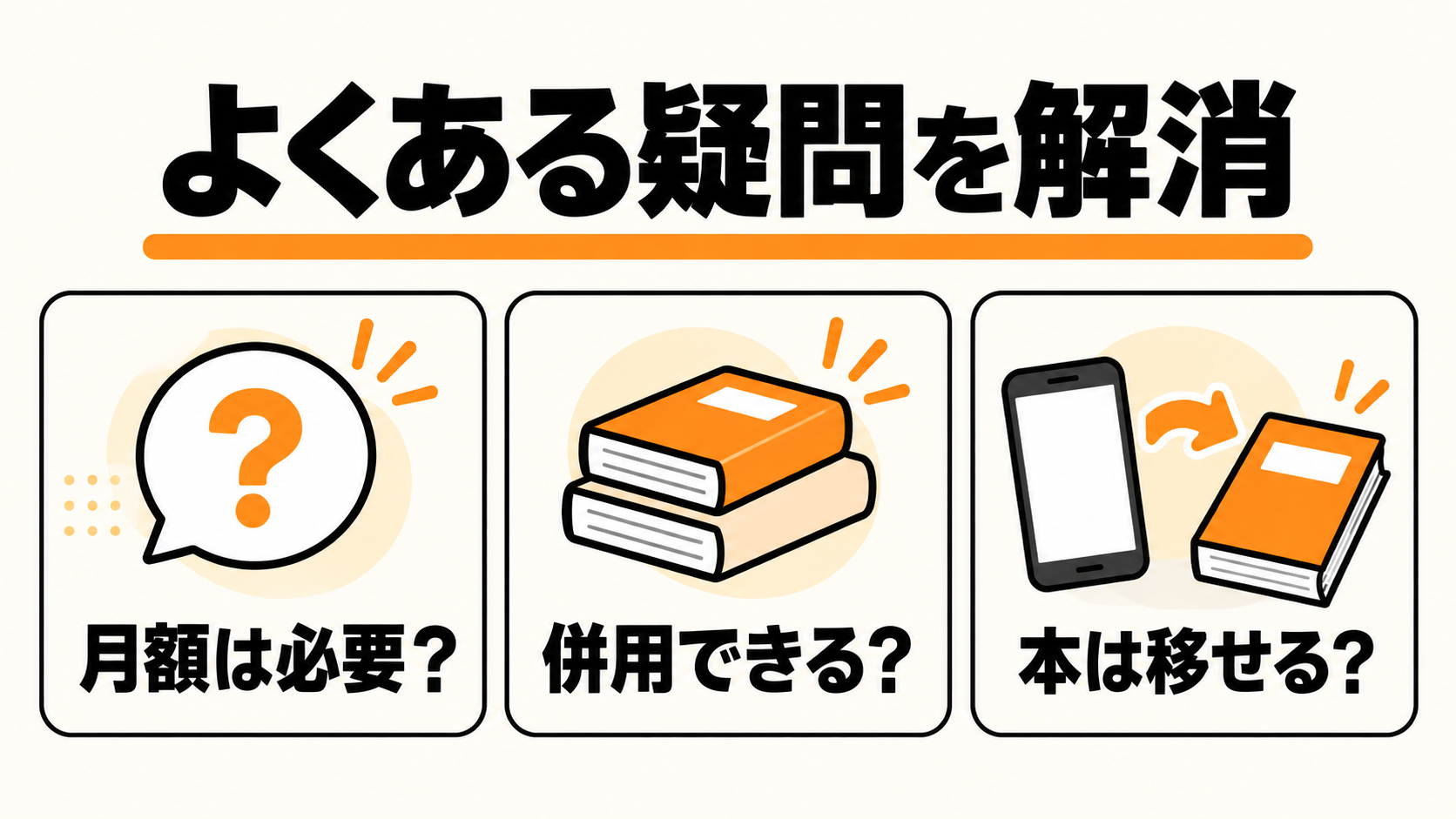 会員登録・併用・読み放題の疑問を解決