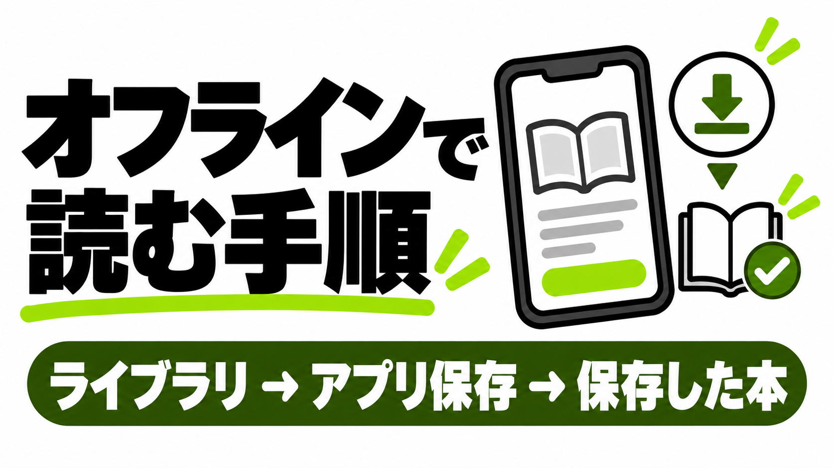 Renta!の作品を保存してオフラインで読む手順