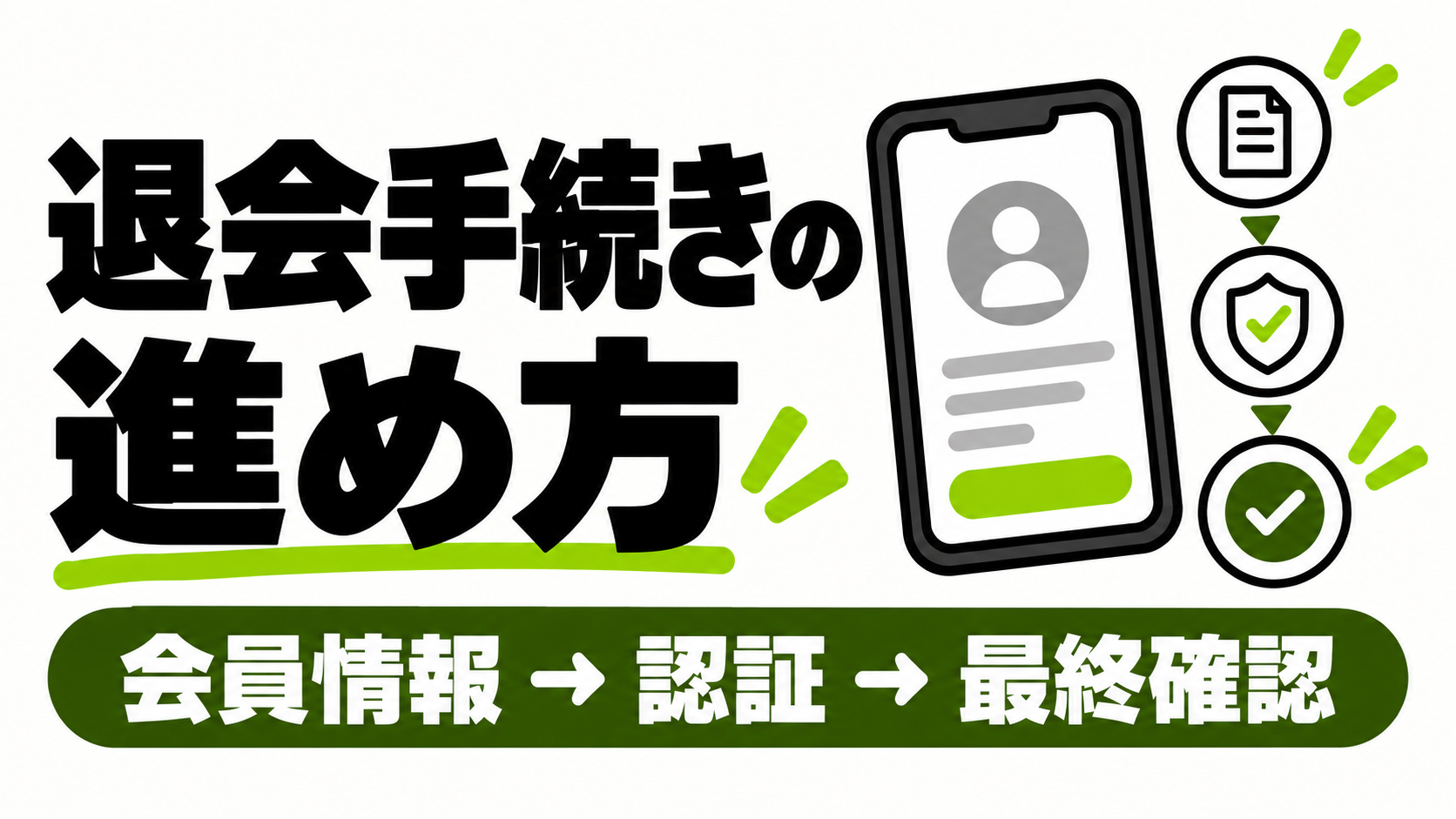 Renta!の退会手続きの進め方