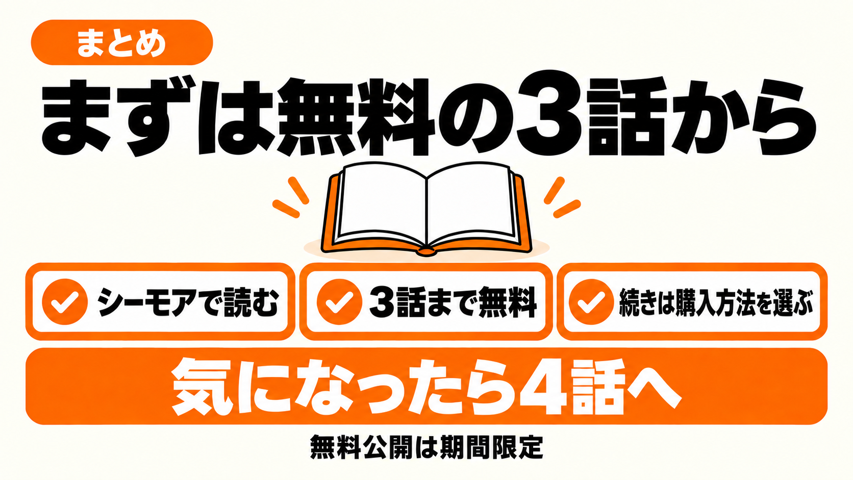 まずは無料の3話から