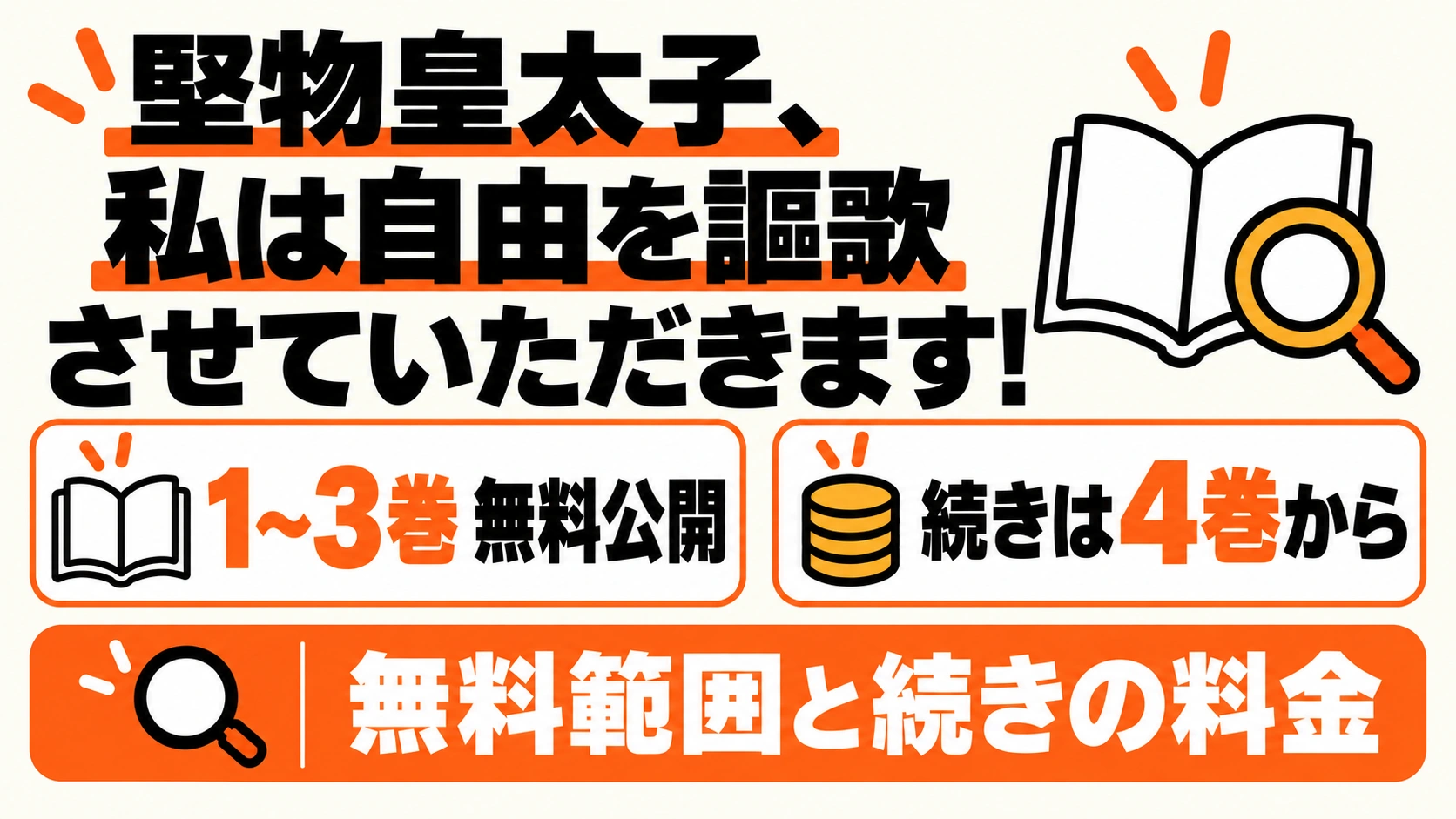 堅物皇太子、私は自由を謳歌させていただきます！の無料範囲と続きの料金