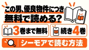 この男、優良物件につきは3巻まで無料、続き4巻の料金と読む方法