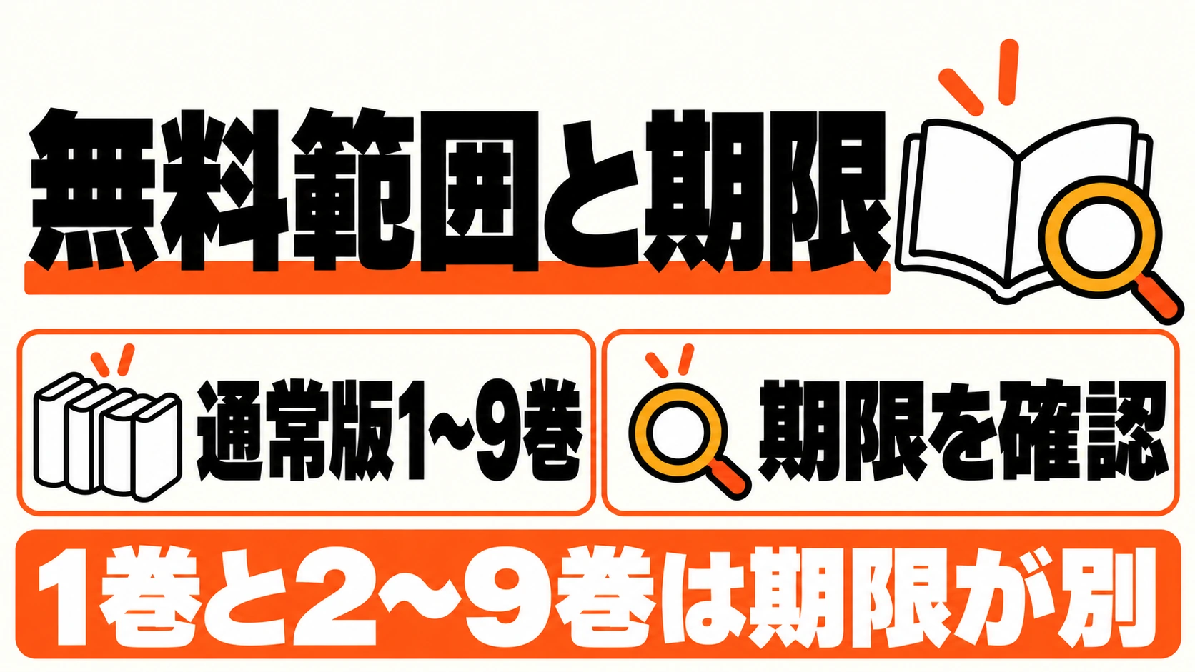 通常版1〜9巻が無料対象。1巻と2〜9巻は無料期限が異なる